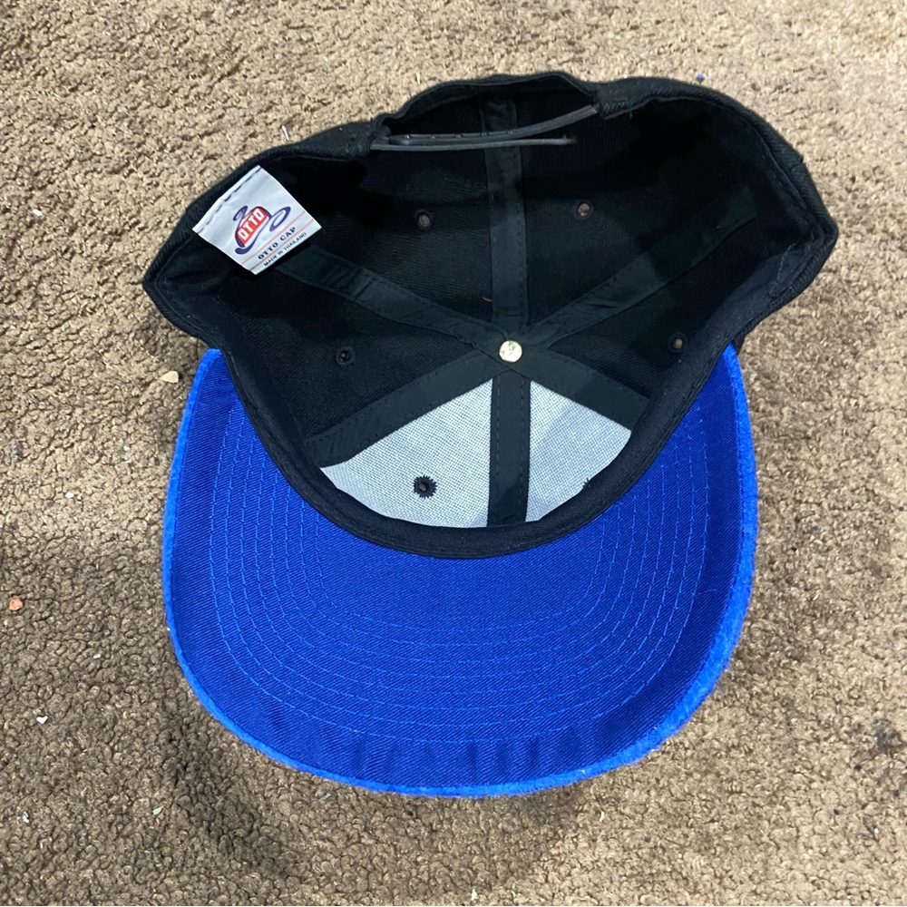 Vintage Babylon 5 SnapBack Hat Black and Suede Brim - Picture 4 of 5